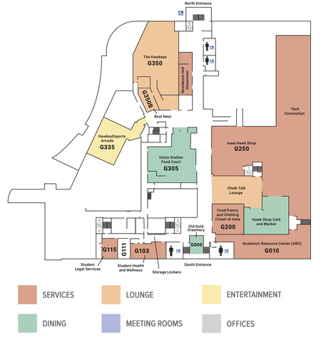 imu ground floor room map
